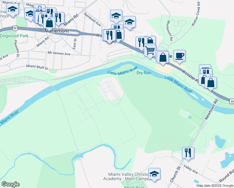 map of restaurants, bars, coffee shops, grocery stores, and more near 402 4th Street in Cincinnati