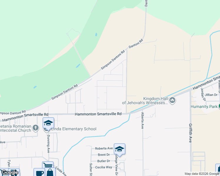 map of restaurants, bars, coffee shops, grocery stores, and more near 2139 Trevor Court in Marysville