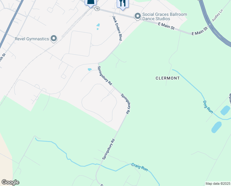map of restaurants, bars, coffee shops, grocery stores, and more near 169 John S Mosby Highway in Boyce