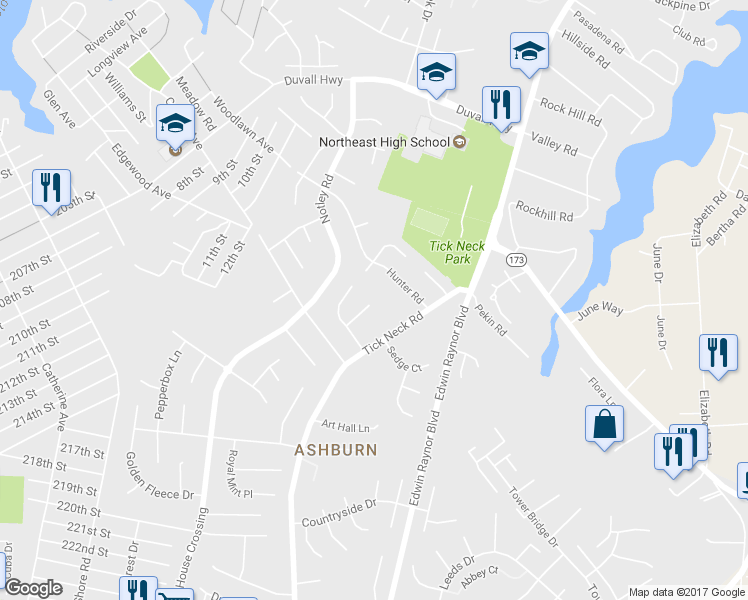 map of restaurants, bars, coffee shops, grocery stores, and more near 7824 Acorn Bank in Pasadena