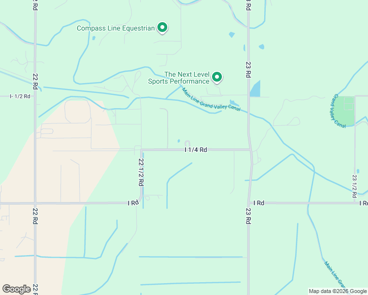 map of restaurants, bars, coffee shops, grocery stores, and more near 2274 I 1/4 Road in Grand Junction
