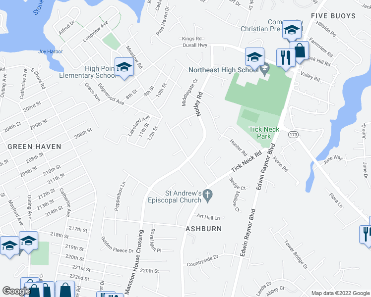 map of restaurants, bars, coffee shops, grocery stores, and more near 7861 Kings Bench Place in Pasadena