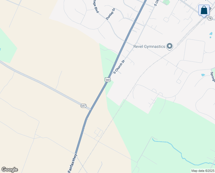 map of restaurants, bars, coffee shops, grocery stores, and more near 5797 Lord Fairfax Highway in Berryville