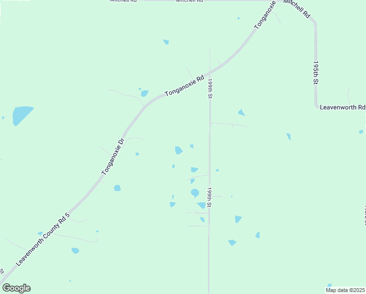 map of restaurants, bars, coffee shops, grocery stores, and more near 20271 199th Street in Tonganoxie