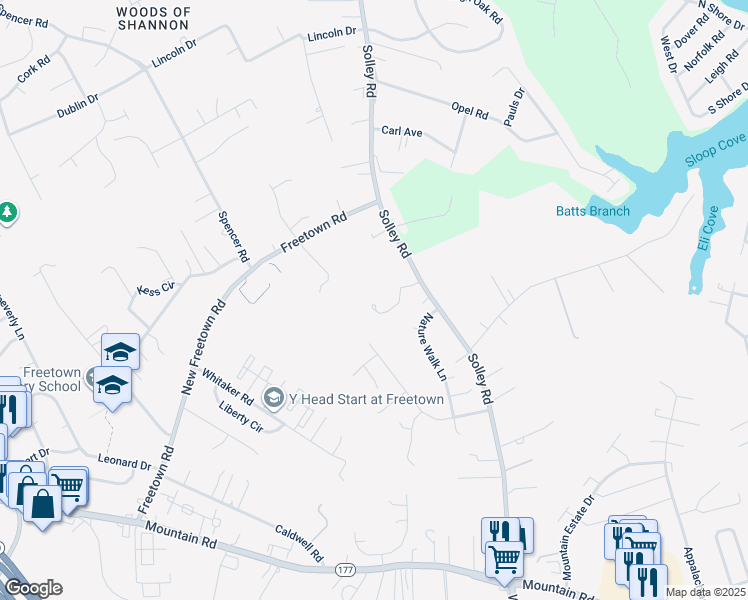 map of restaurants, bars, coffee shops, grocery stores, and more near 8110 Laurnick Drive in Glen Burnie