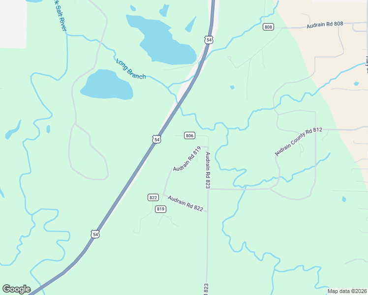 map of restaurants, bars, coffee shops, grocery stores, and more near 13661 Audrain Road 819 in Mexico