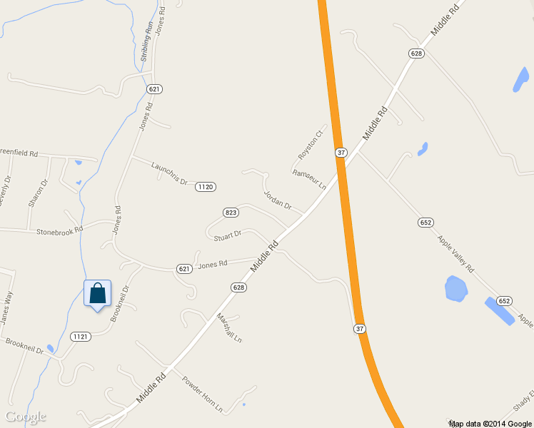 map of restaurants, bars, coffee shops, grocery stores, and more near 111 Stuart Drive in Winchester