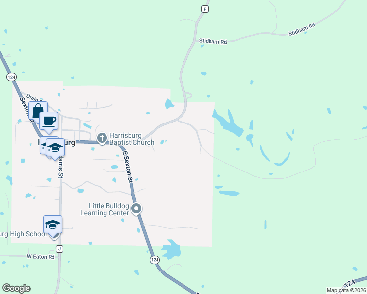 map of restaurants, bars, coffee shops, grocery stores, and more near 15400 North TimberLakes Circle in Harrisburg