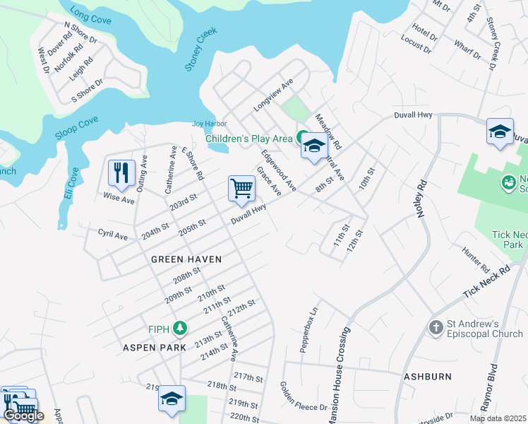 map of restaurants, bars, coffee shops, grocery stores, and more near 7700 Zena Marie Lane in Pasadena