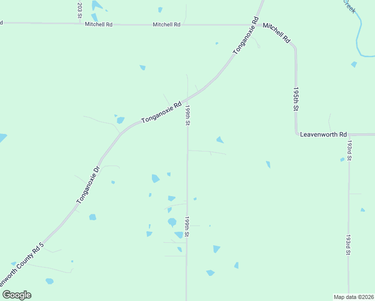 map of restaurants, bars, coffee shops, grocery stores, and more near 20403 199th Street in Tonganoxie