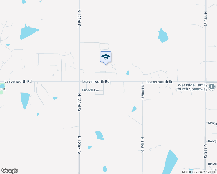 map of restaurants, bars, coffee shops, grocery stores, and more near 12112 Russell Avenue in Kansas City