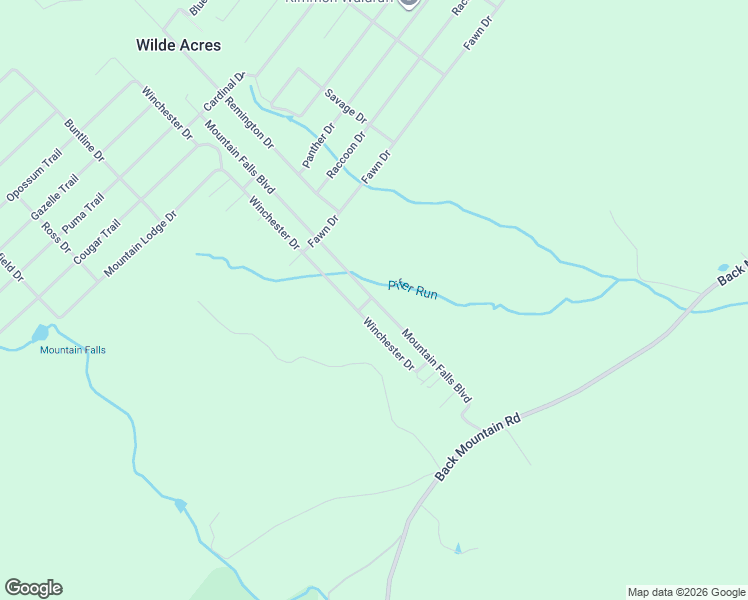 map of restaurants, bars, coffee shops, grocery stores, and more near 280 Mountain Falls Boulevard in Winchester