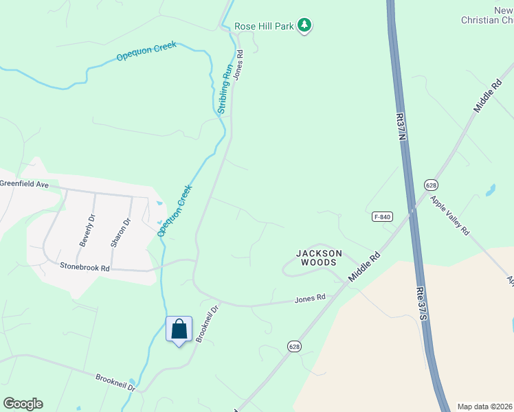 map of restaurants, bars, coffee shops, grocery stores, and more near 111 State Route 1120 in Winchester