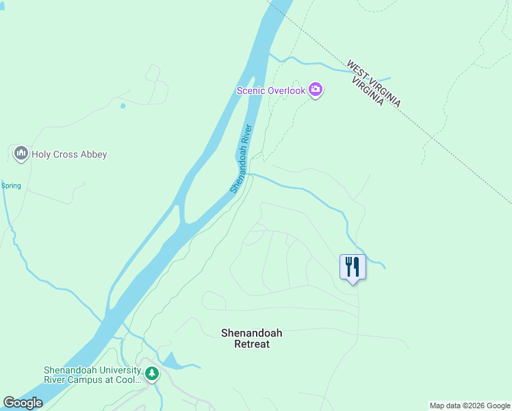 map of restaurants, bars, coffee shops, grocery stores, and more near 440 Redbud Lane in Bluemont