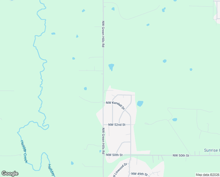 map of restaurants, bars, coffee shops, grocery stores, and more near 5424 Northwest Green Hills Road in Topeka