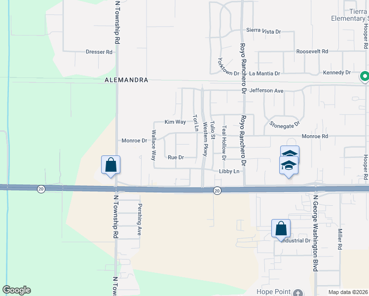 map of restaurants, bars, coffee shops, grocery stores, and more near 3544 Vogt Ct in Yuba City