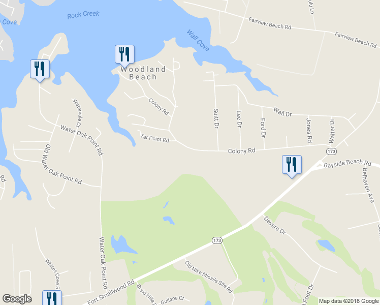 map of restaurants, bars, coffee shops, grocery stores, and more near 1561 Colony Road in Pasadena