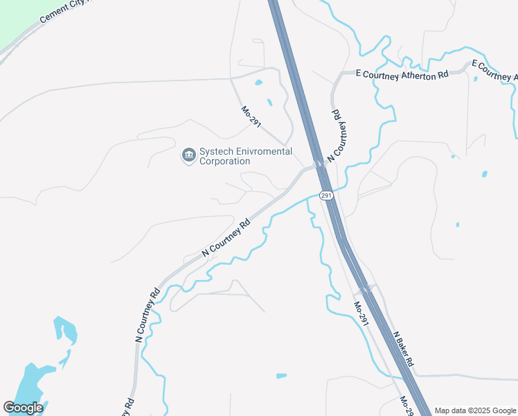 map of restaurants, bars, coffee shops, grocery stores, and more near 2200 North Courtney Road in Sugar Creek