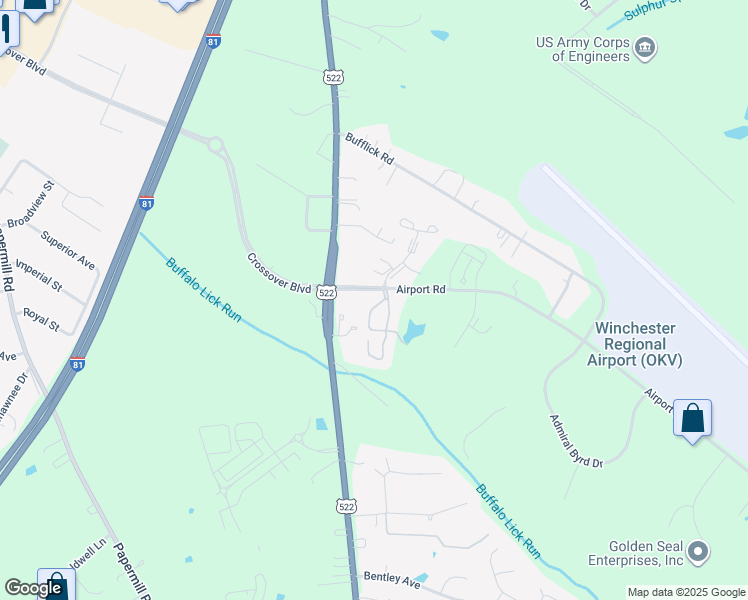 map of restaurants, bars, coffee shops, grocery stores, and more near 110 Netherfield Court in Winchester