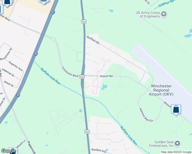 map of restaurants, bars, coffee shops, grocery stores, and more near 110 Netherfield Court in Winchester