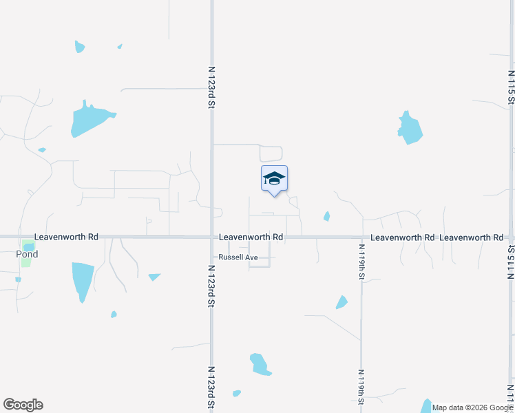 map of restaurants, bars, coffee shops, grocery stores, and more near 3130 North 122nd Street in Kansas City