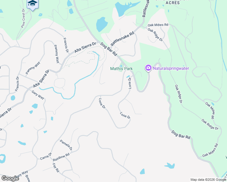 map of restaurants, bars, coffee shops, grocery stores, and more near 15137 Carrie Drive in Grass Valley