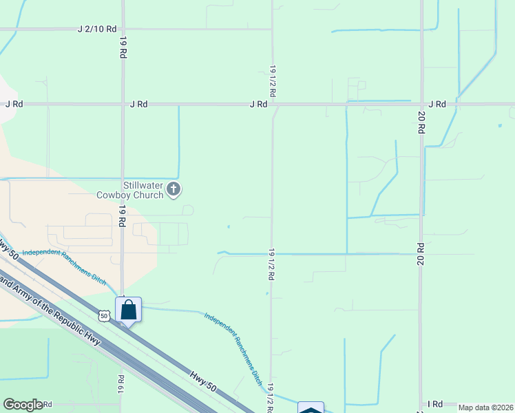 map of restaurants, bars, coffee shops, grocery stores, and more near 965 19 1/2 Road in Fruita