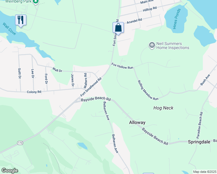 map of restaurants, bars, coffee shops, grocery stores, and more near 9188 Firefly Run in Pasadena