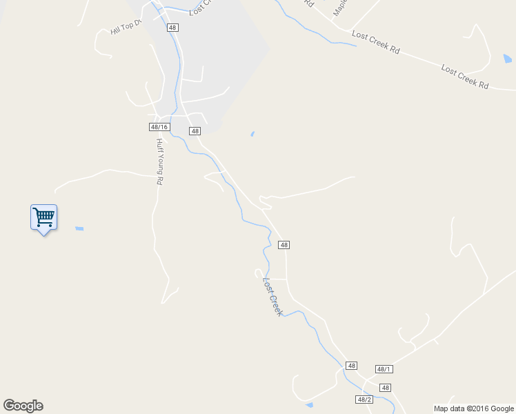 map of restaurants, bars, coffee shops, grocery stores, and more near Johnstown Road in Lost Creek