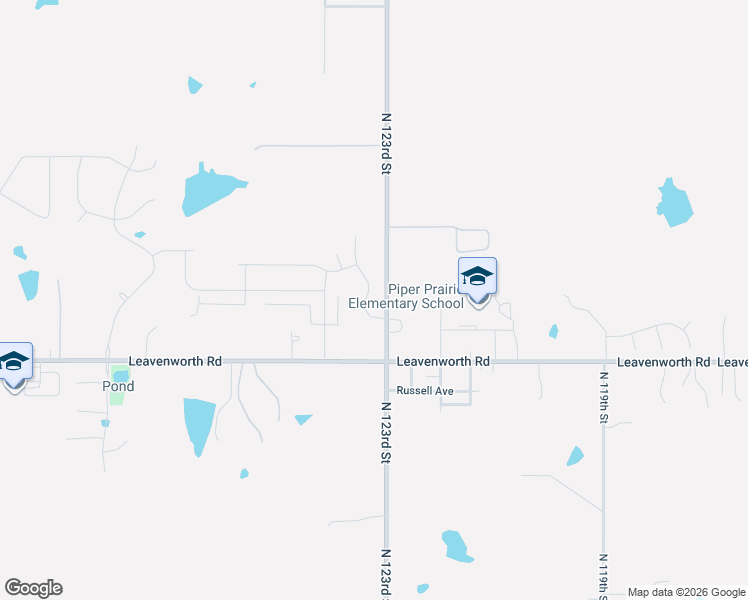 map of restaurants, bars, coffee shops, grocery stores, and more near 3217 North 123rd Terrace in Kansas City