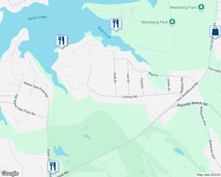 map of restaurants, bars, coffee shops, grocery stores, and more near 7730 Suitt Drive in Pasadena