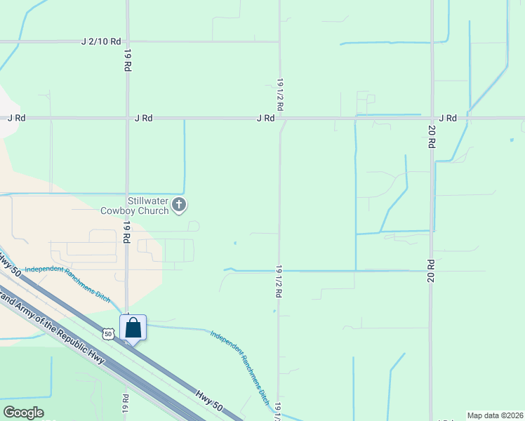 map of restaurants, bars, coffee shops, grocery stores, and more near 965 19 1/2 Road in Fruita