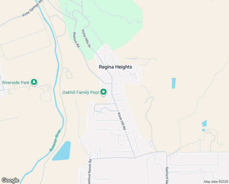 map of restaurants, bars, coffee shops, grocery stores, and more near 925 Knob Hill Road in Ukiah