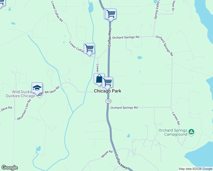 map of restaurants, bars, coffee shops, grocery stores, and more near in Chicago Park