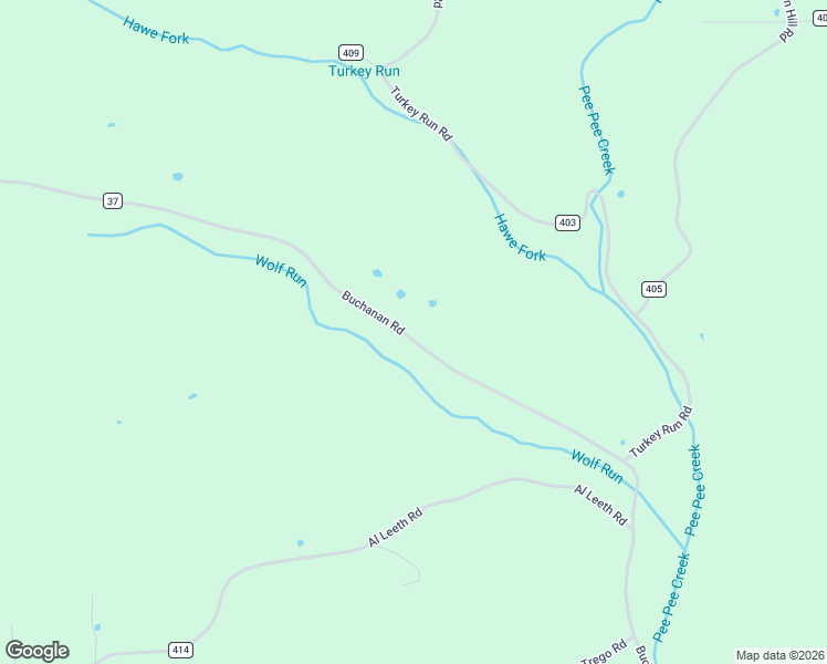 map of restaurants, bars, coffee shops, grocery stores, and more near 1321 Buchanan Road in Waverly