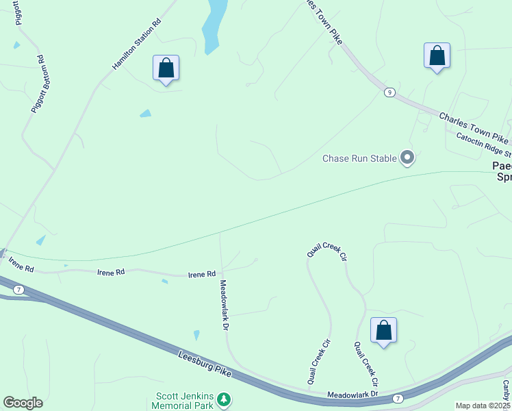 map of restaurants, bars, coffee shops, grocery stores, and more near 39515 Golden Springs Court in Hamilton