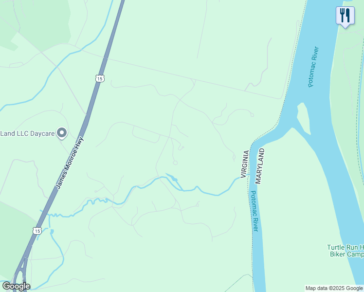 map of restaurants, bars, coffee shops, grocery stores, and more near 16930 Twin Maple Lane in Leesburg