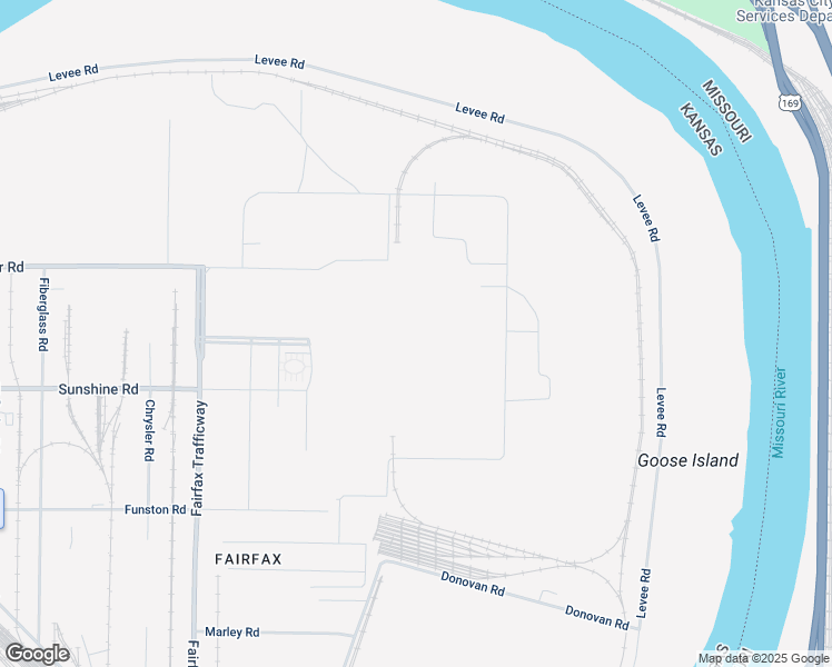 map of restaurants, bars, coffee shops, grocery stores, and more near 3201 Fairfax Trafficway in Kansas City