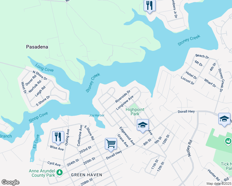 map of restaurants, bars, coffee shops, grocery stores, and more near 944 Pierpoint Drive in Pasadena