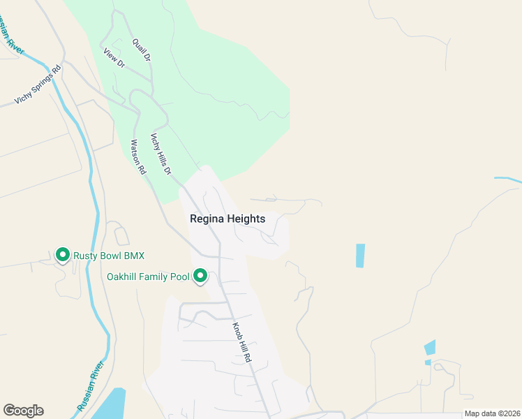 map of restaurants, bars, coffee shops, grocery stores, and more near 1900 Ridge Road in Ukiah