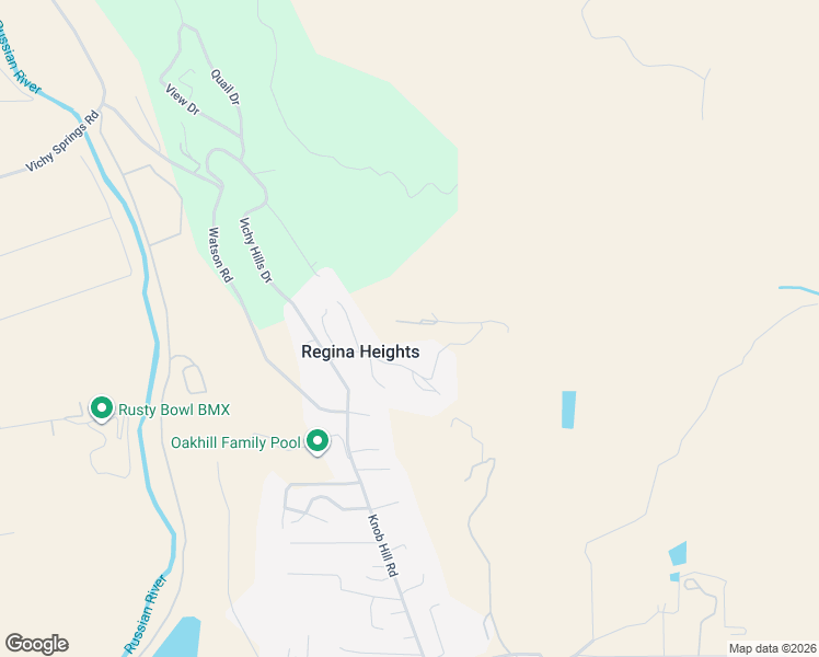 map of restaurants, bars, coffee shops, grocery stores, and more near 1900 Ridge Road in Ukiah