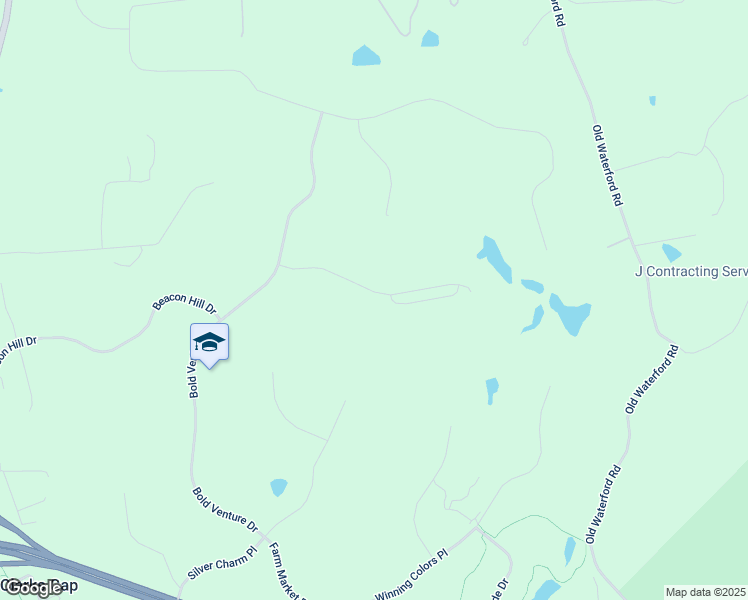 map of restaurants, bars, coffee shops, grocery stores, and more near 40657 Black Gold Place in Leesburg