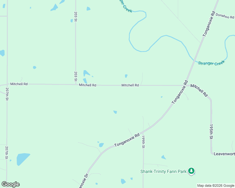 map of restaurants, bars, coffee shops, grocery stores, and more near 20072 Mitchell Road in Tonganoxie
