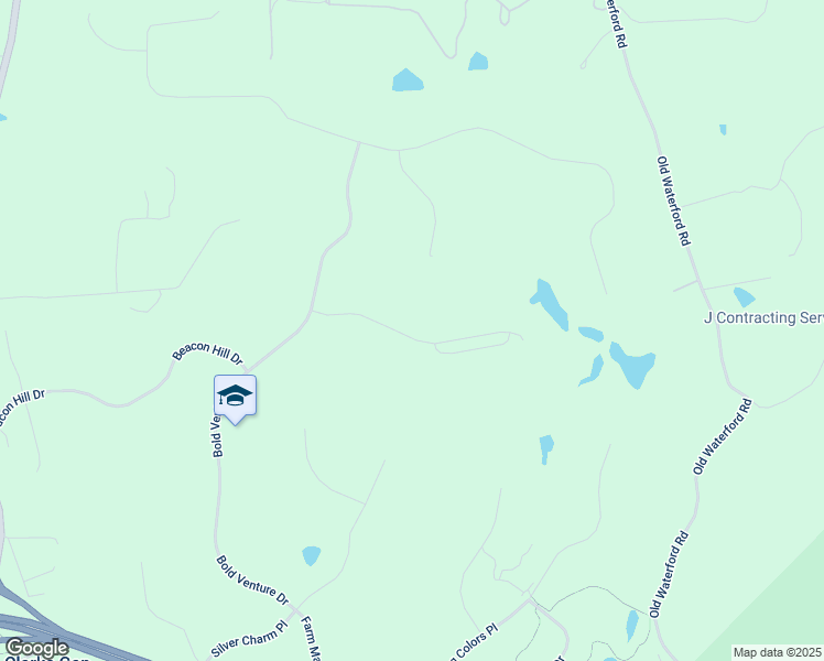 map of restaurants, bars, coffee shops, grocery stores, and more near 40644 Black Gold Place in Leesburg