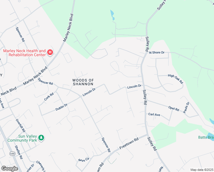 map of restaurants, bars, coffee shops, grocery stores, and more near 452 Lincoln Drive in Glen Burnie
