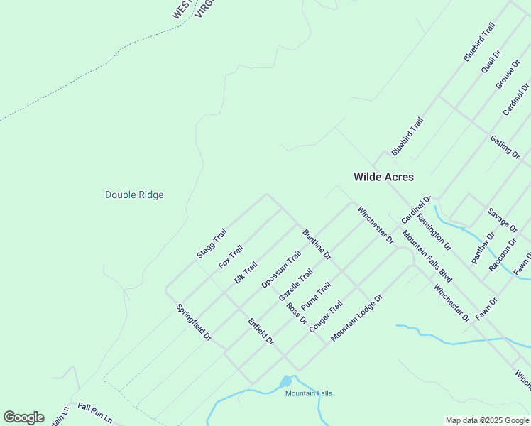 map of restaurants, bars, coffee shops, grocery stores, and more near 206 Fox Trail in Winchester