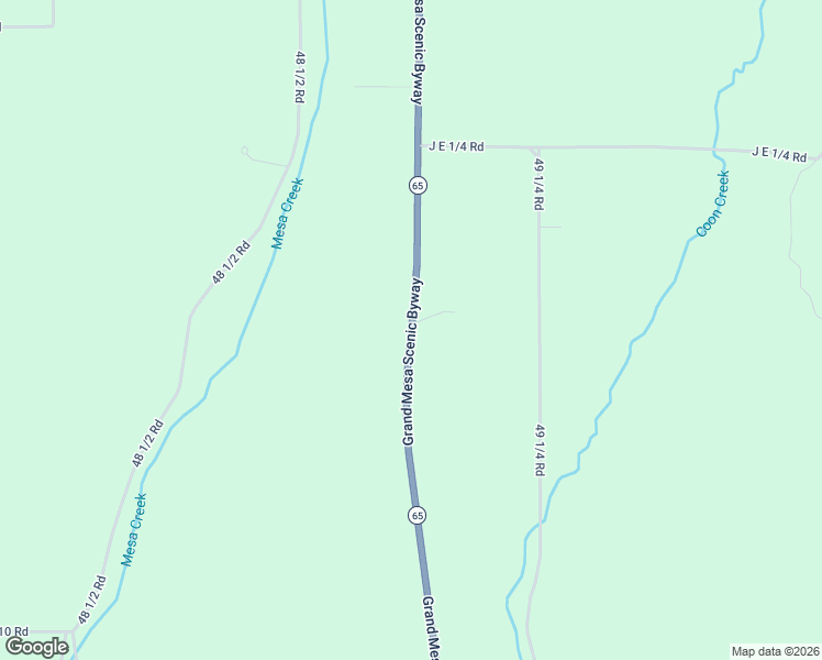 map of restaurants, bars, coffee shops, grocery stores, and more near Grand Mesa Scenic Byway in Mesa