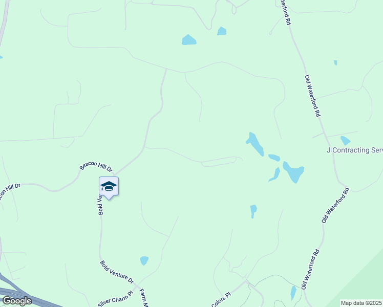 map of restaurants, bars, coffee shops, grocery stores, and more near 40644 Black Gold Place in Leesburg
