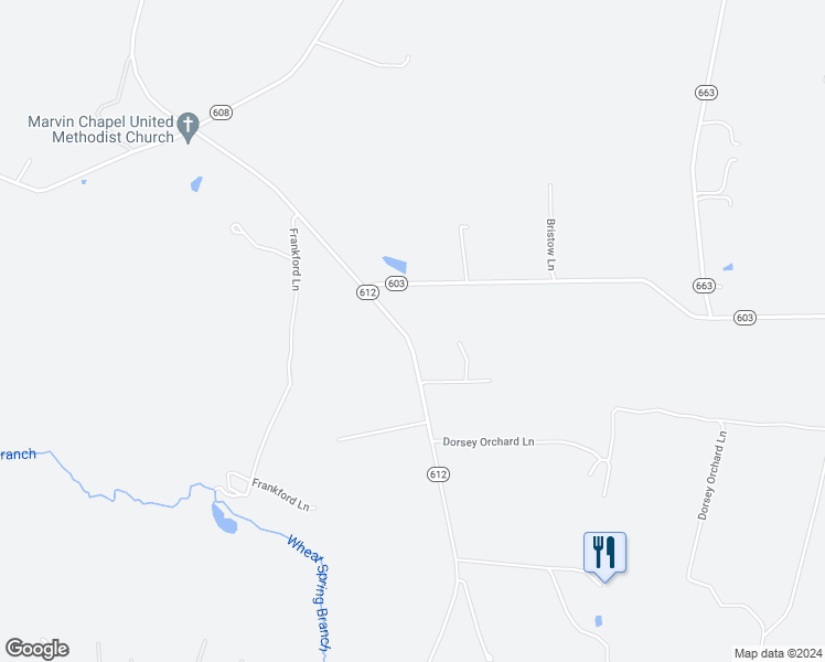 map of restaurants, bars, coffee shops, grocery stores, and more near 1362 Shepherds Mill Road in Berryville