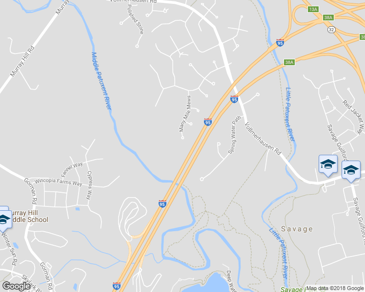 map of restaurants, bars, coffee shops, grocery stores, and more near 9571 Many Mile Mews in Columbia